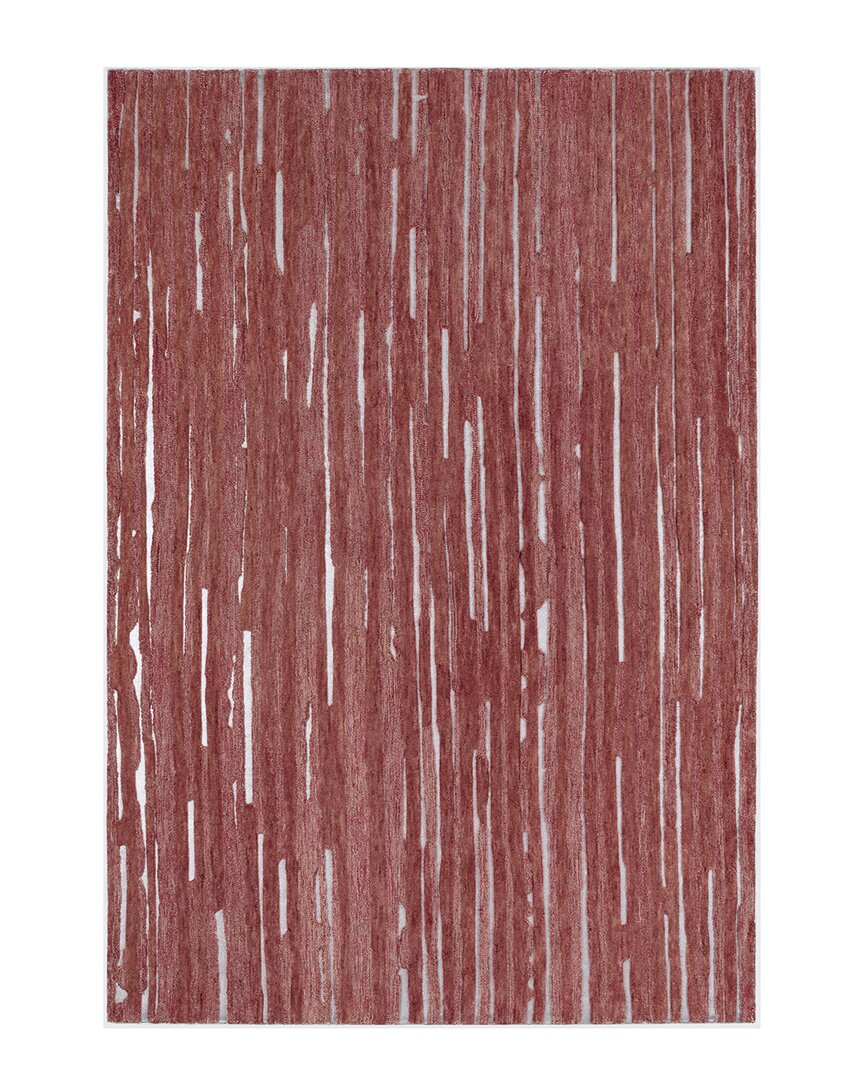 Shop Addison Rugs Dazzle Wool-blend Rug In Red