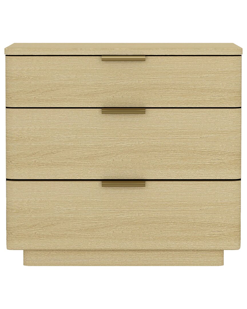 Manhattan Comfort Payton Modern Nightstand With 3 Drawers