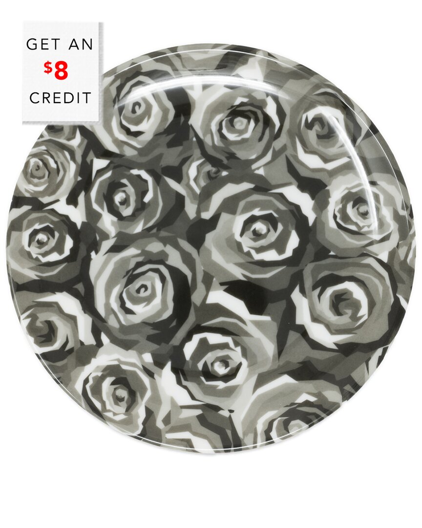 Elizabeth Sutton Home Roses Salad Plate With $8 Credit