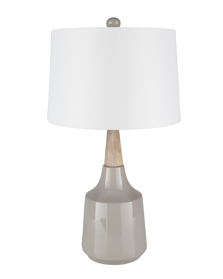 Surya Kent White Table Lamp