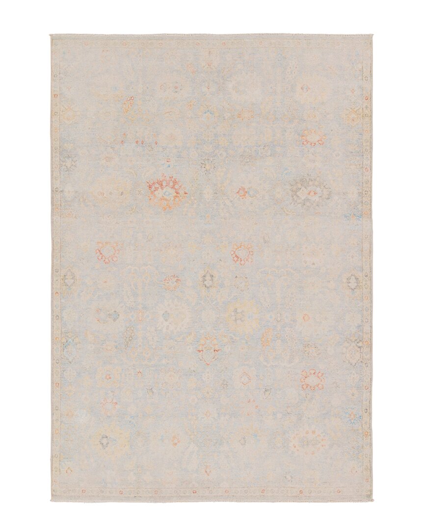 Jaipur Living Aaina Floral Runner Rug In White