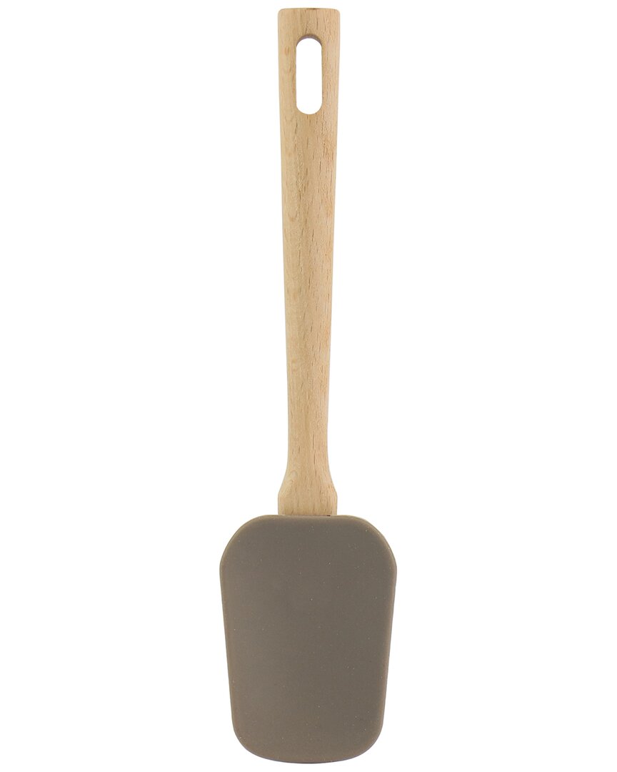 Martha Stewart Silicone Mini Spoonula In Brown