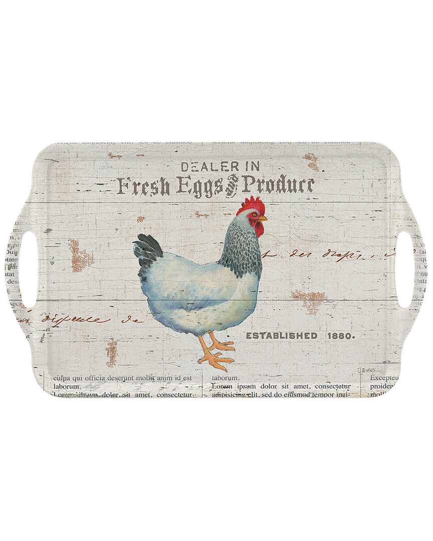 PIMPERNEL PIMPERNEL ON THE FARM LARGE HANDLED TRAY