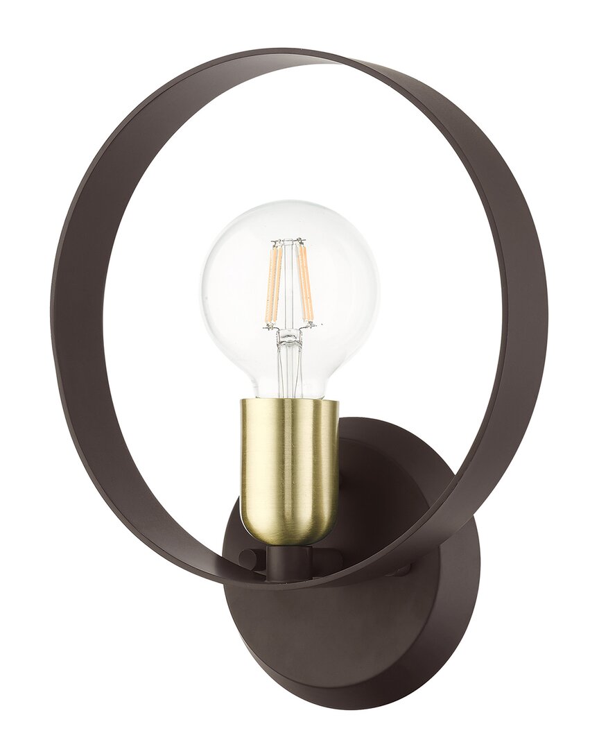 Livex Lighting Modesto Bronze Sconce In Bronze