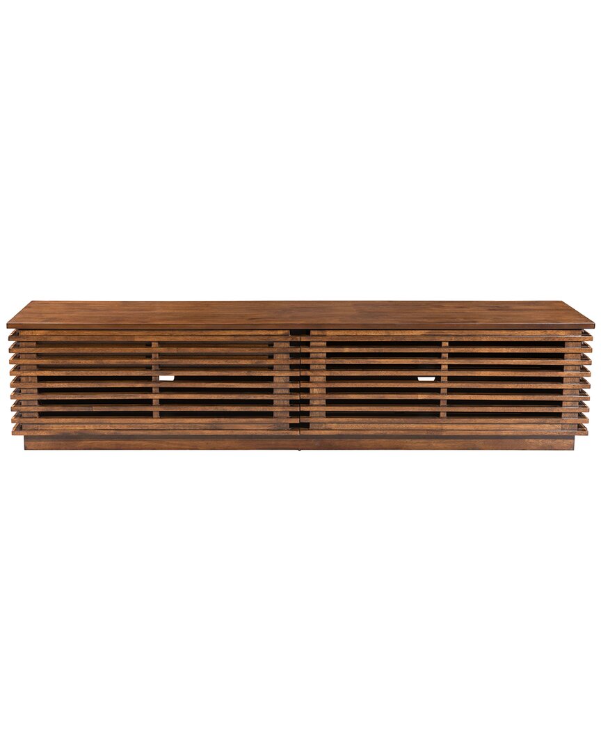 Zuo Modern Linea Wide Entertainment Stand In Brown