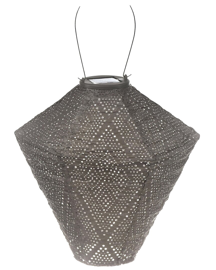 Esschert Design Usa Diamond Ikat Lantern In Brown