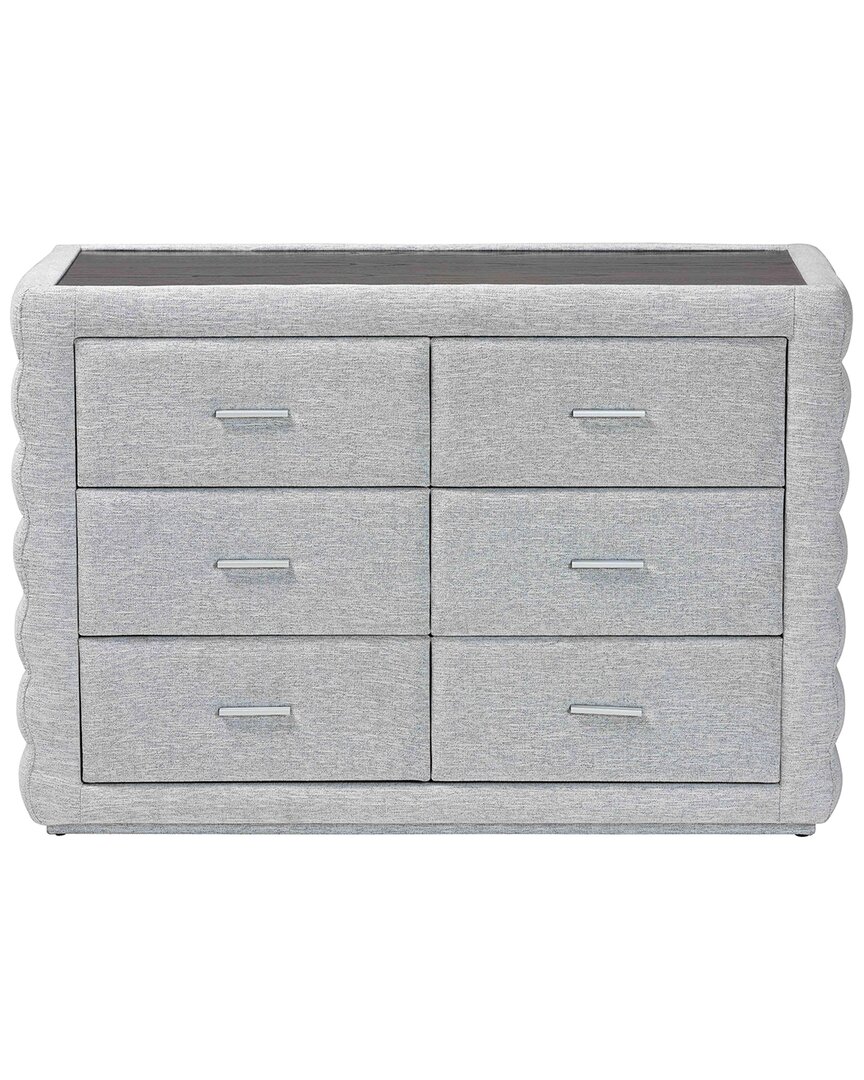 Baxton Studio Cadmus Modern Channel-tufted 4-drawer Dresser