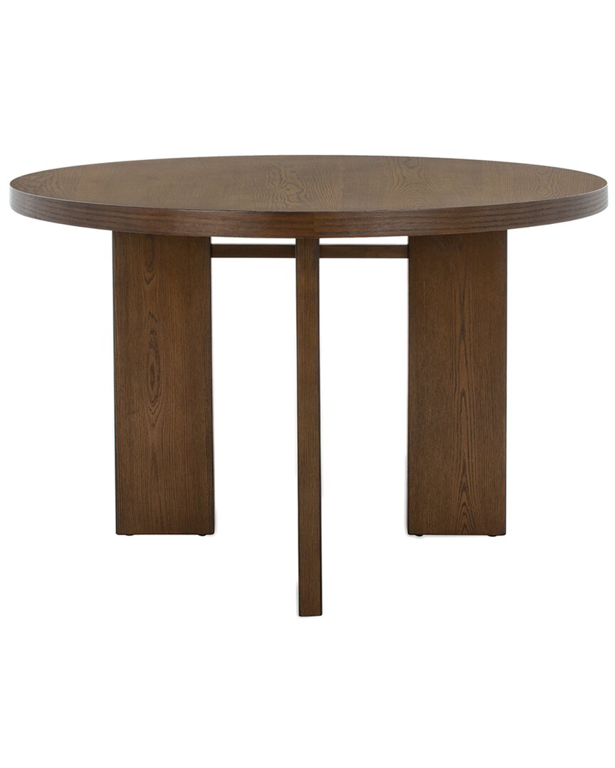SAFAVIEH SAFAVIEH CALAMARIA 47.75IN ROUND DINING TABLE