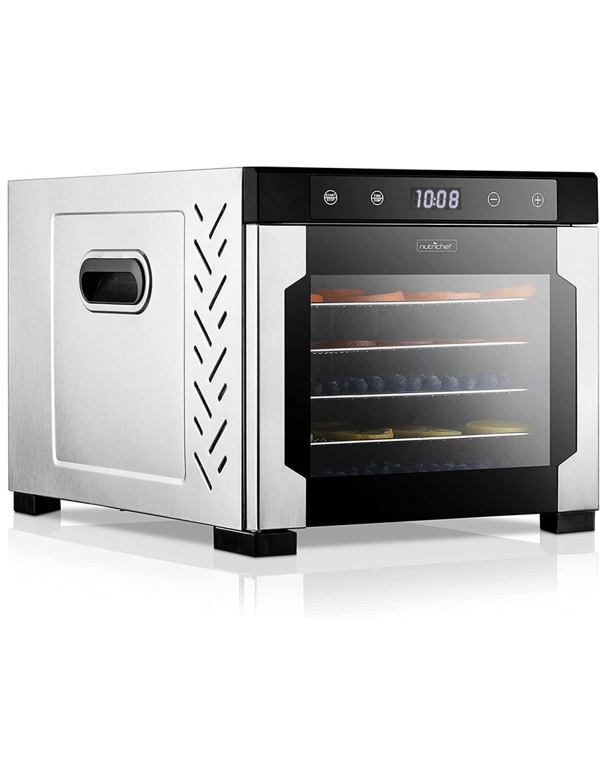 Nutrichef 6 Shelf Food Dehydrator In Black