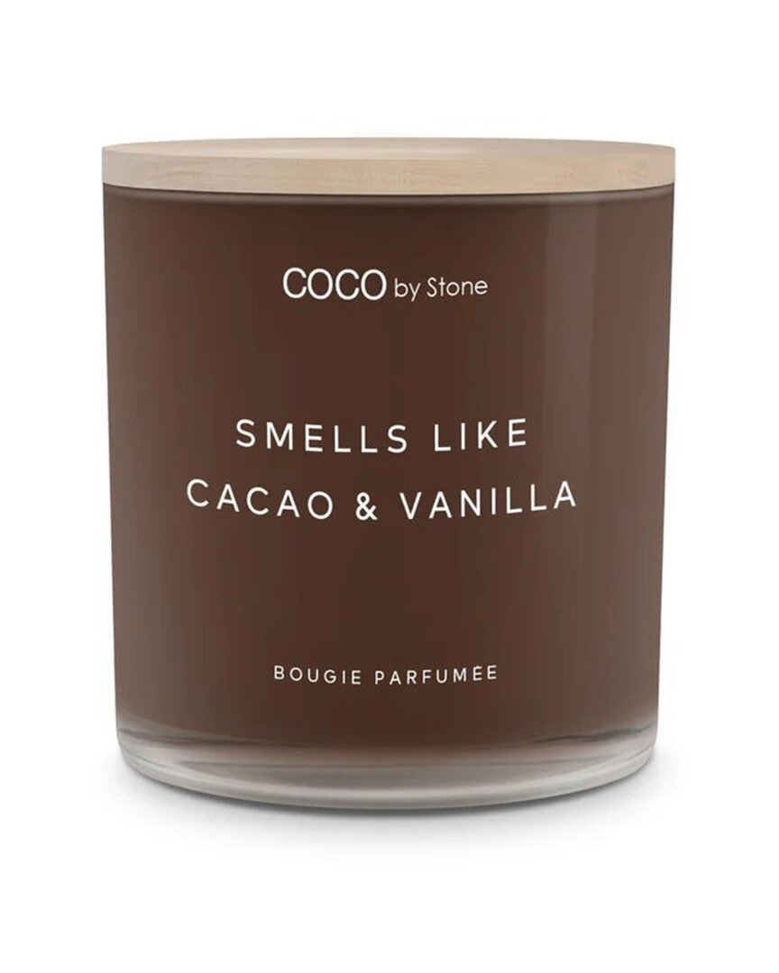 Coco By Stone Smells Like Vanilla Beans & Cacao 11oz Coconut Wax Candle