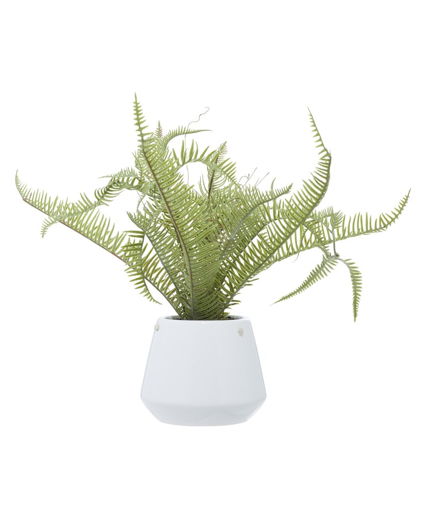 Peyton Lane Ceramic Artificial Foliage In White