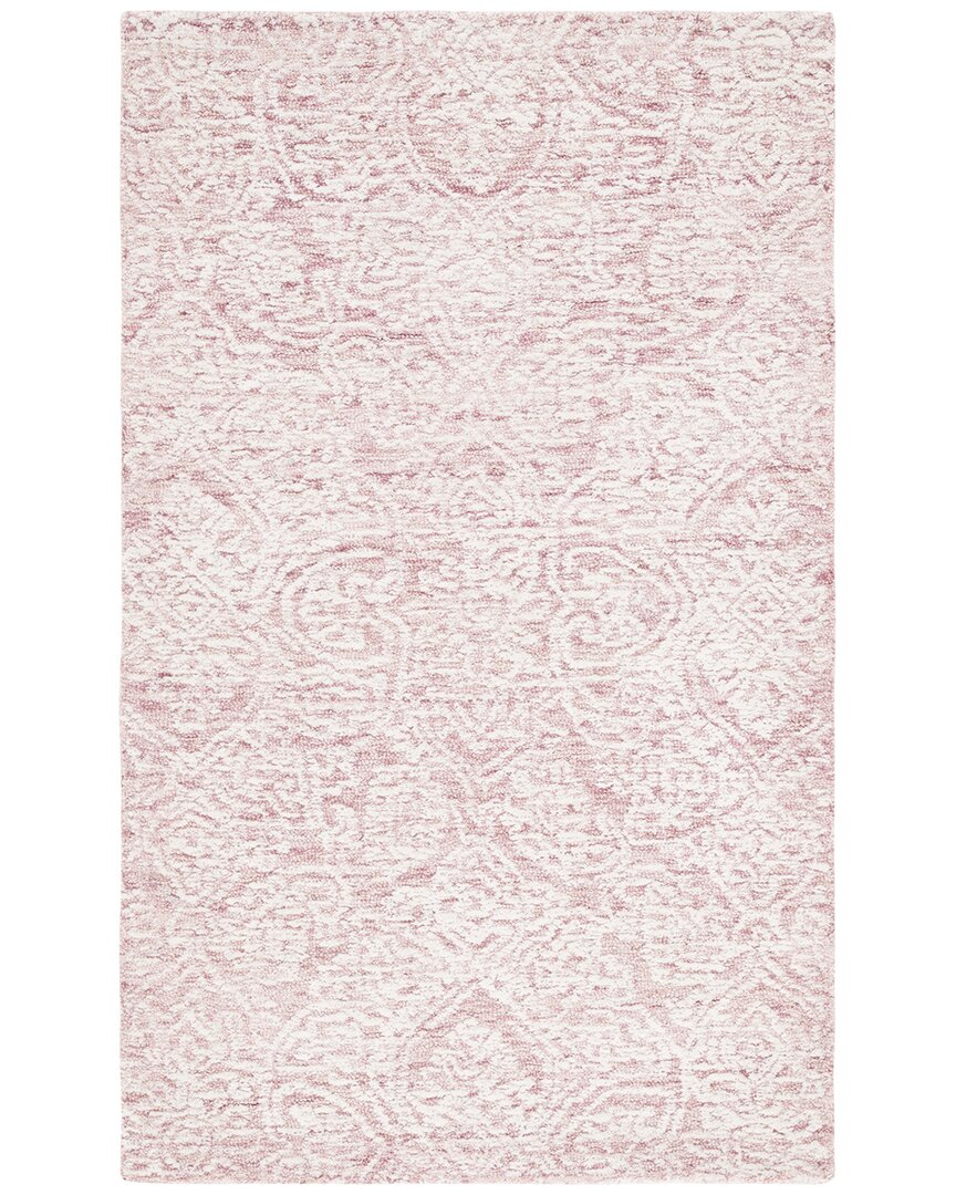 Safavieh Metro Indian Wool & Cotton Rug In Pink