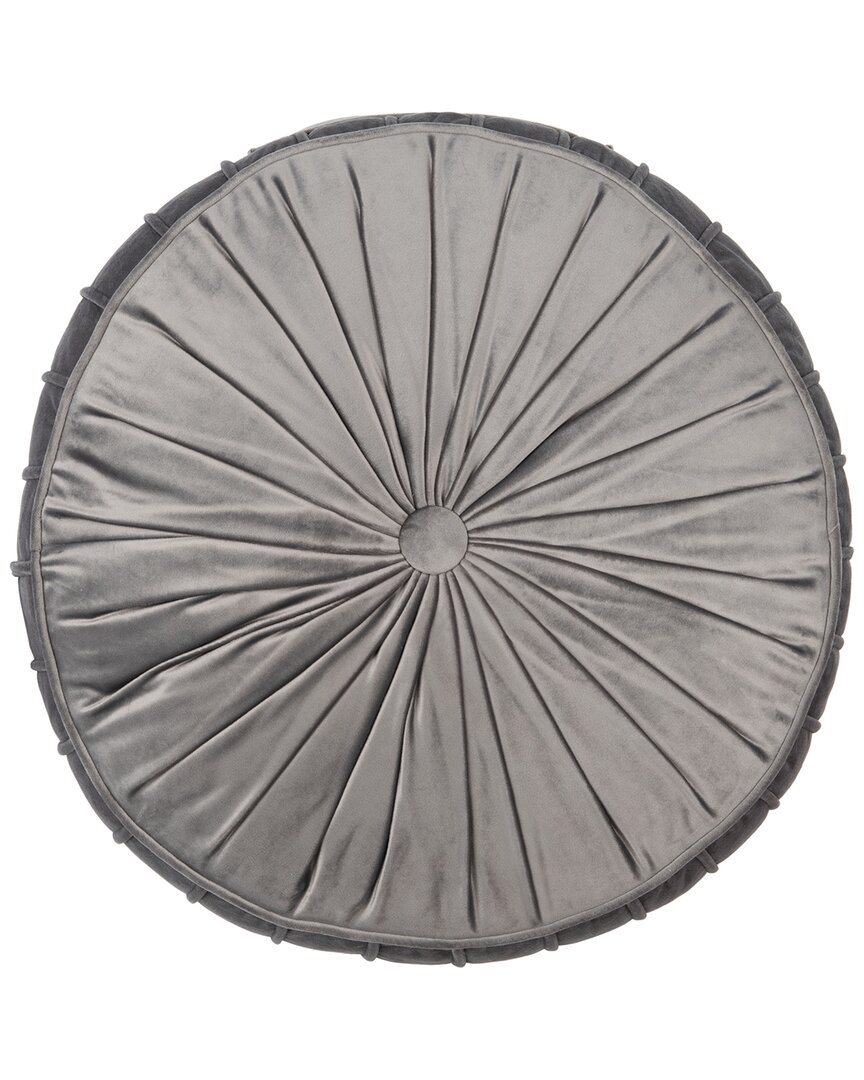 Safavieh Clary Round Floor Pillow In Grey