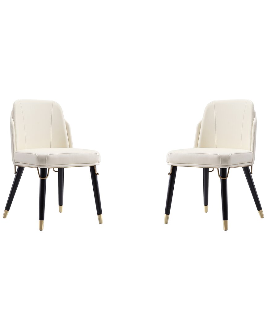 Manhattan Comfort Set Of 2 Estelle Dining Chairs