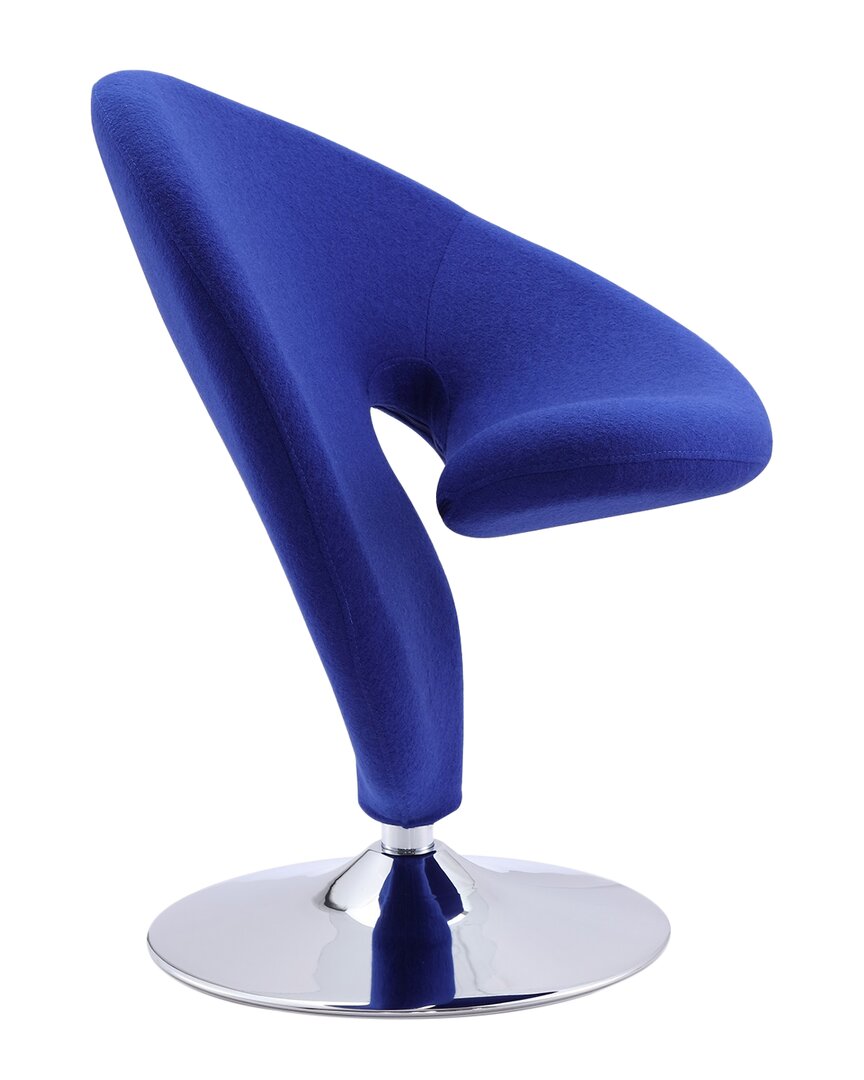 Manhattan Comfort Curl Swivel Accent Chair