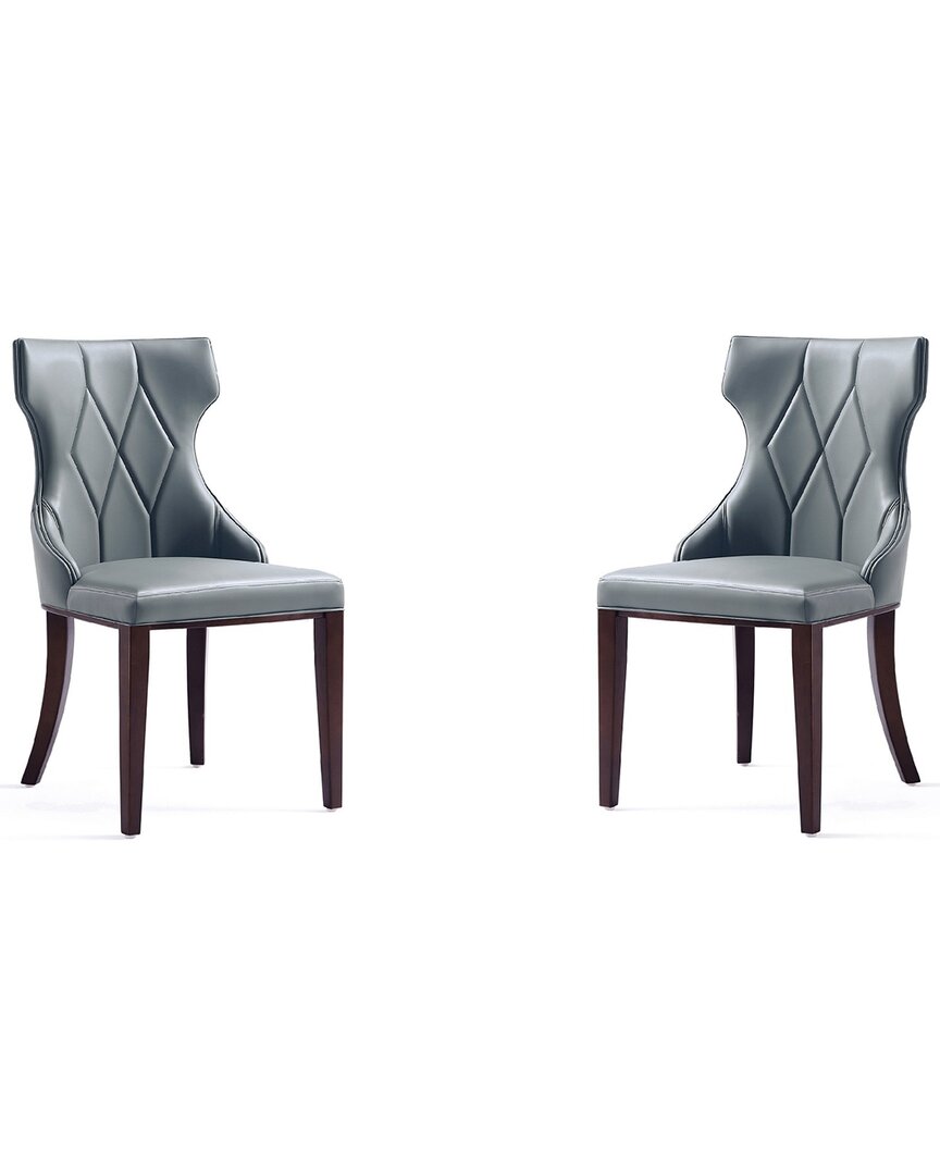 Manhattan Comfort Set Of 2 Reine Dining Chairs