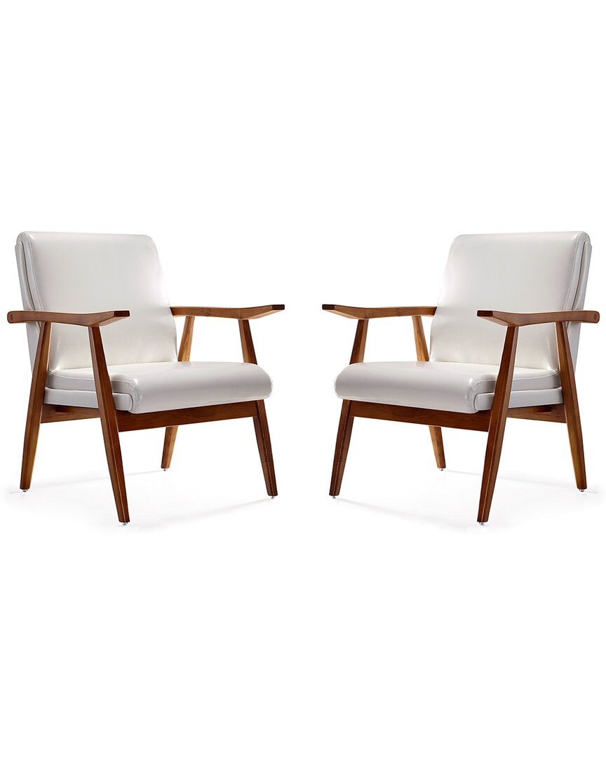 Manhattan Comfort Set Of 2 Arch Duke Accent Chairs