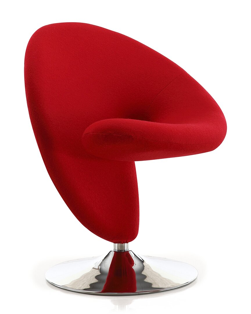 Manhattan Comfort Curl Swivel Accent Chair