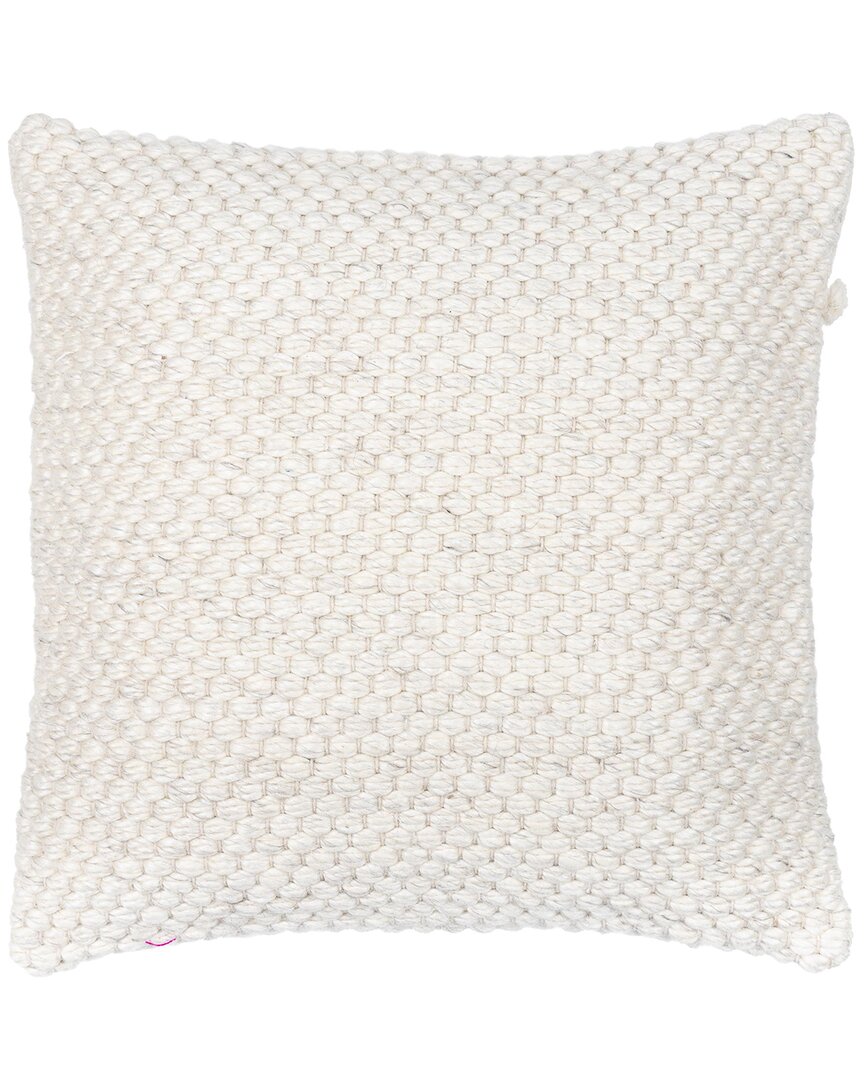 Surya Karrie Accent Pillow In White