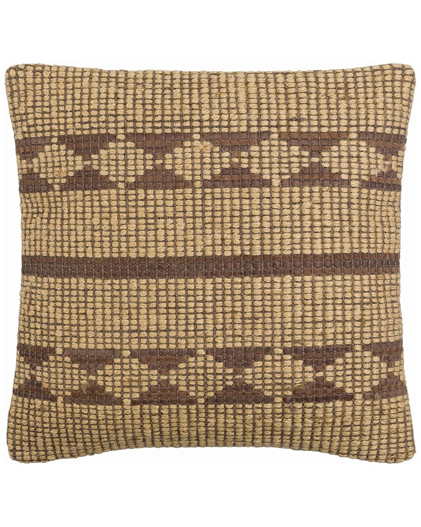 Surya Twareg Accent Pillow In Brown