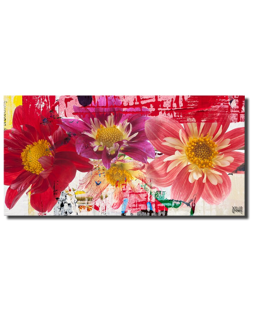 Ready2hangart Painted Petals Lxxiii Wrapped Canvas Wall Art By Tristan Scott