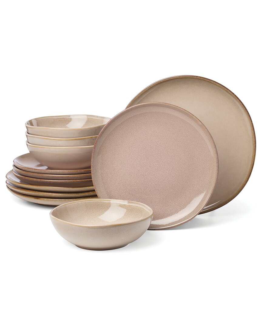 Oneida Organic Shades 12-piece Dinnerware Set
