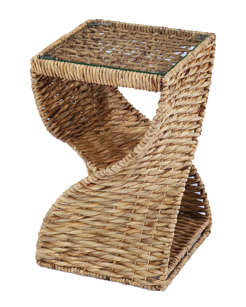 Sei Furniture Nivala Hyacinth Accent Table