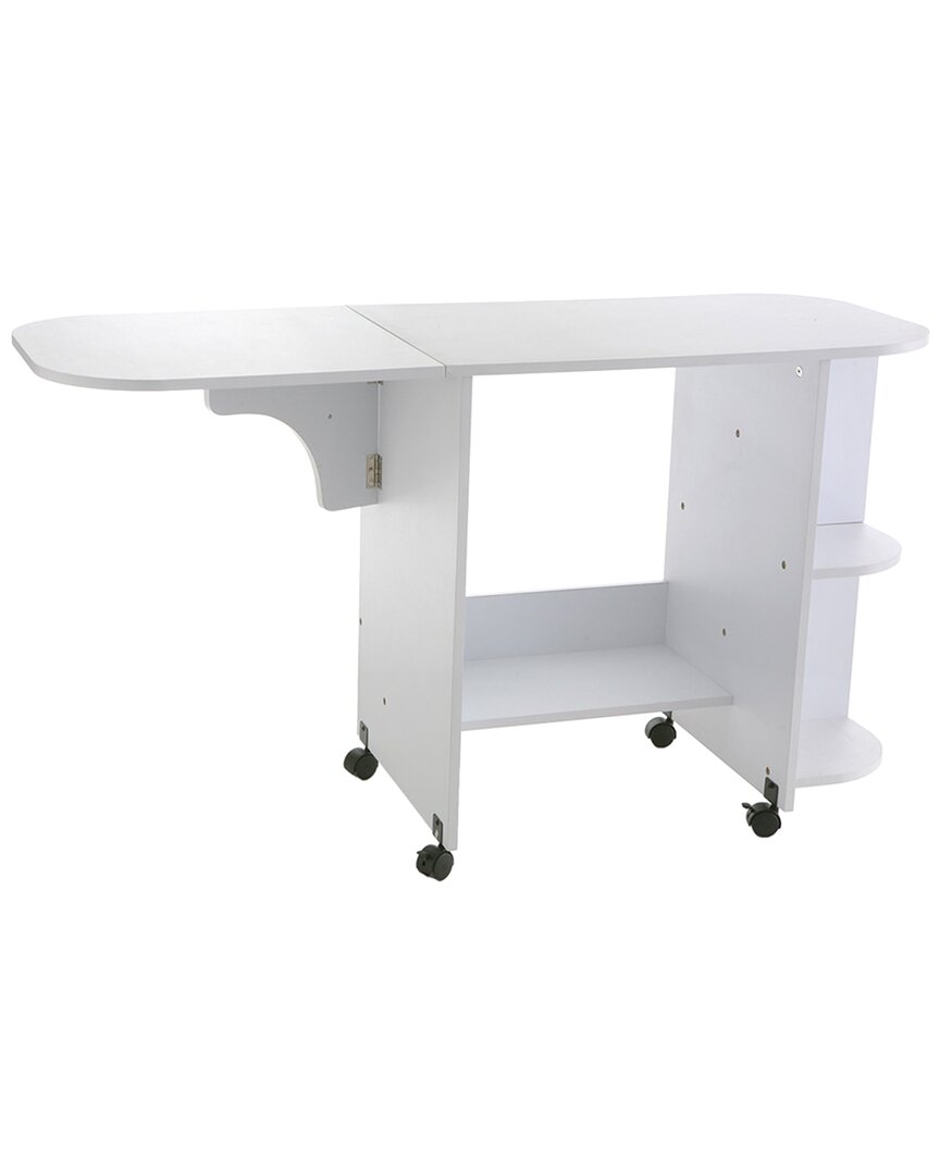 Sei Furniture Stradville Rolling Sewing Table