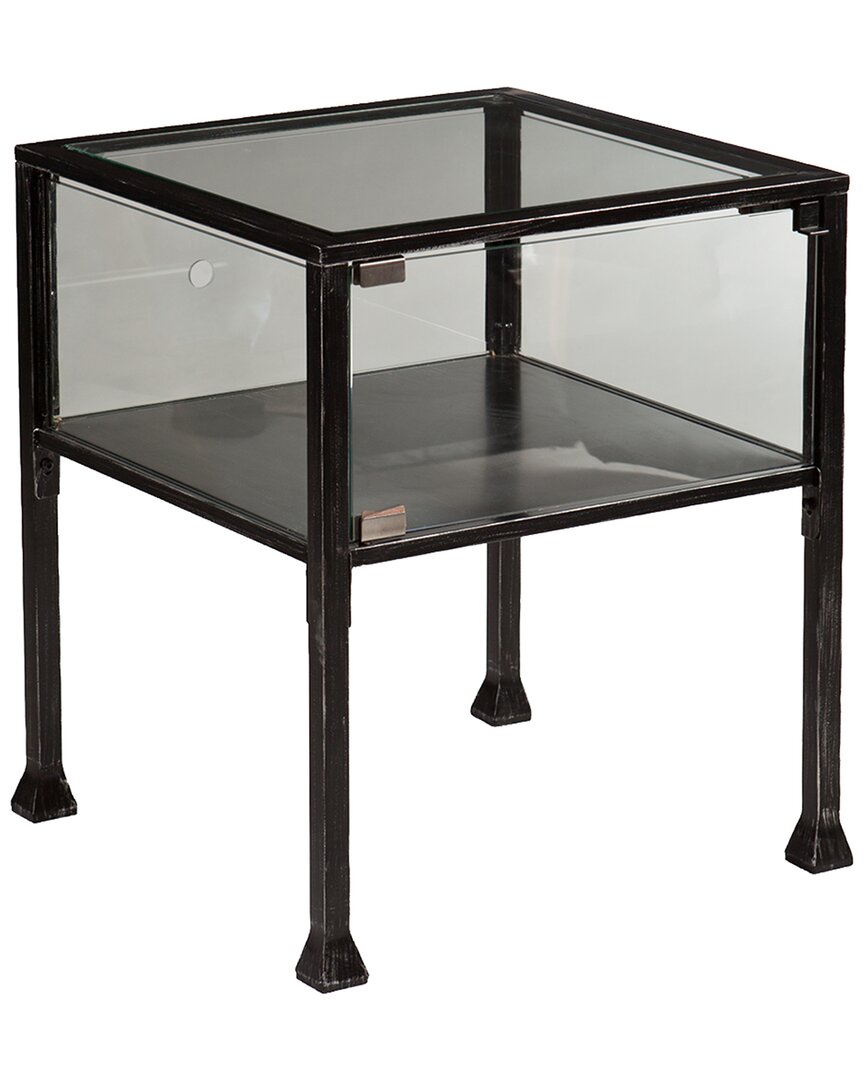 Sei Furniture Terrarium Display End Table