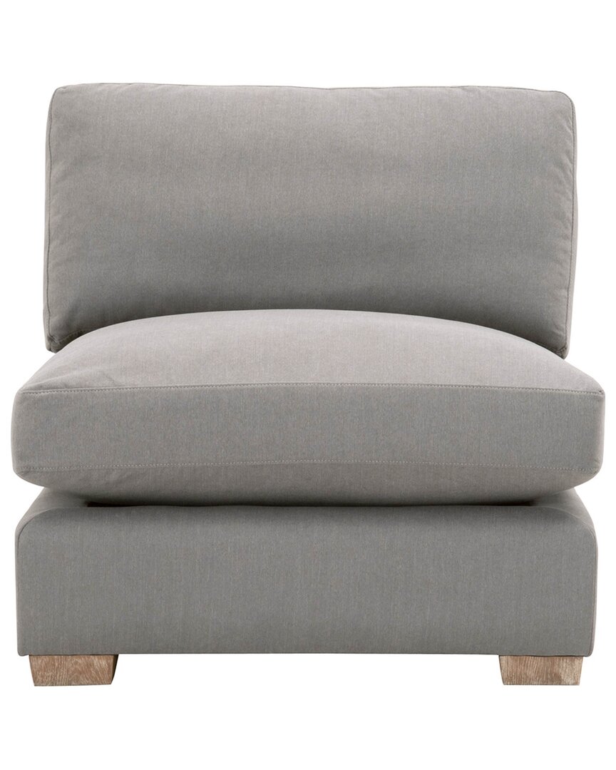 Essentials For Living Hayden Modular 1-seat Armless Chair In Grey