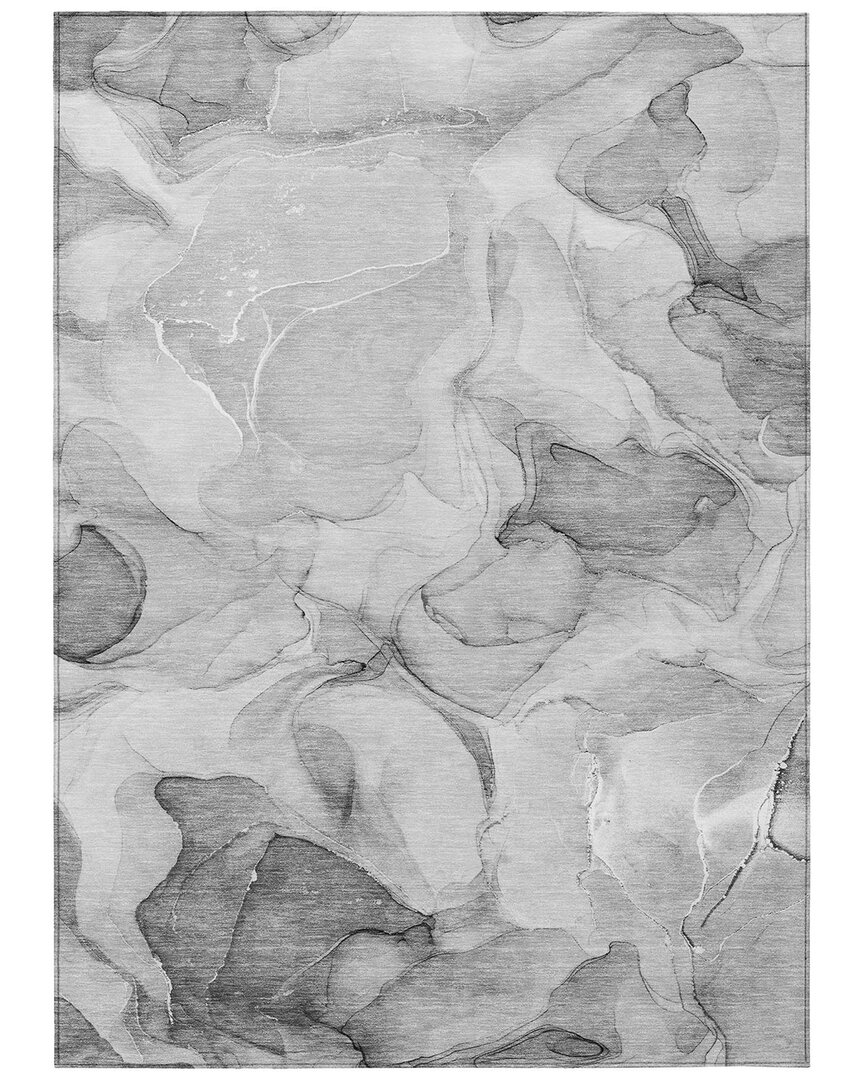 Addison Rugs Chantille Polyester Indoor/outdoor Washable Rug In Grey