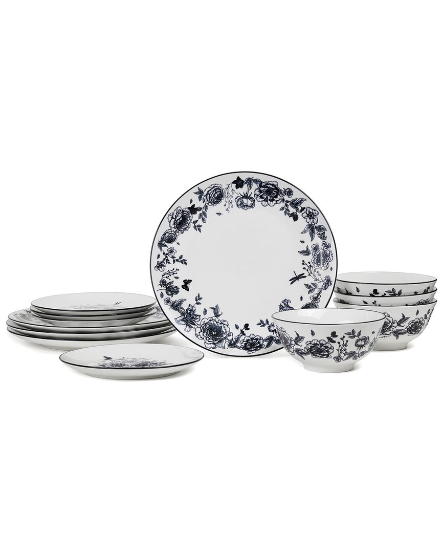 Stone Lain Esme 12pc Porcelain Dinnerware Set