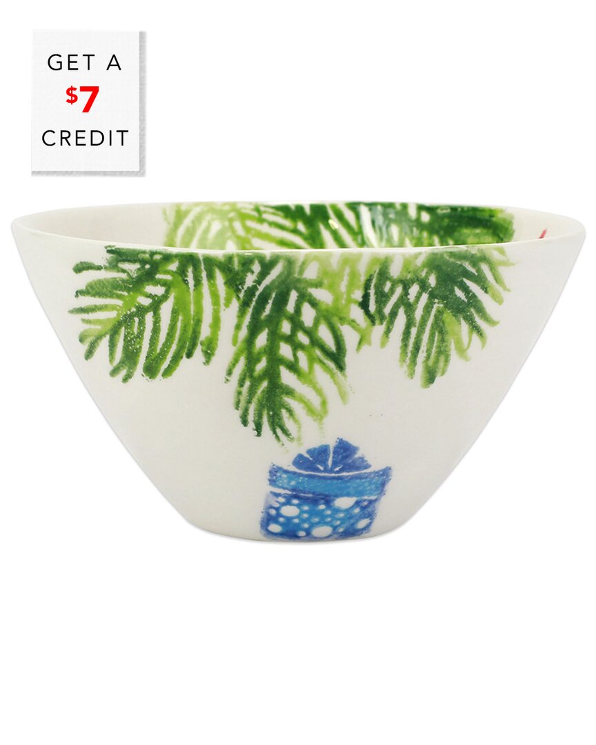 Vietri Nutcrackers Drum Cereal Bowl In Multi