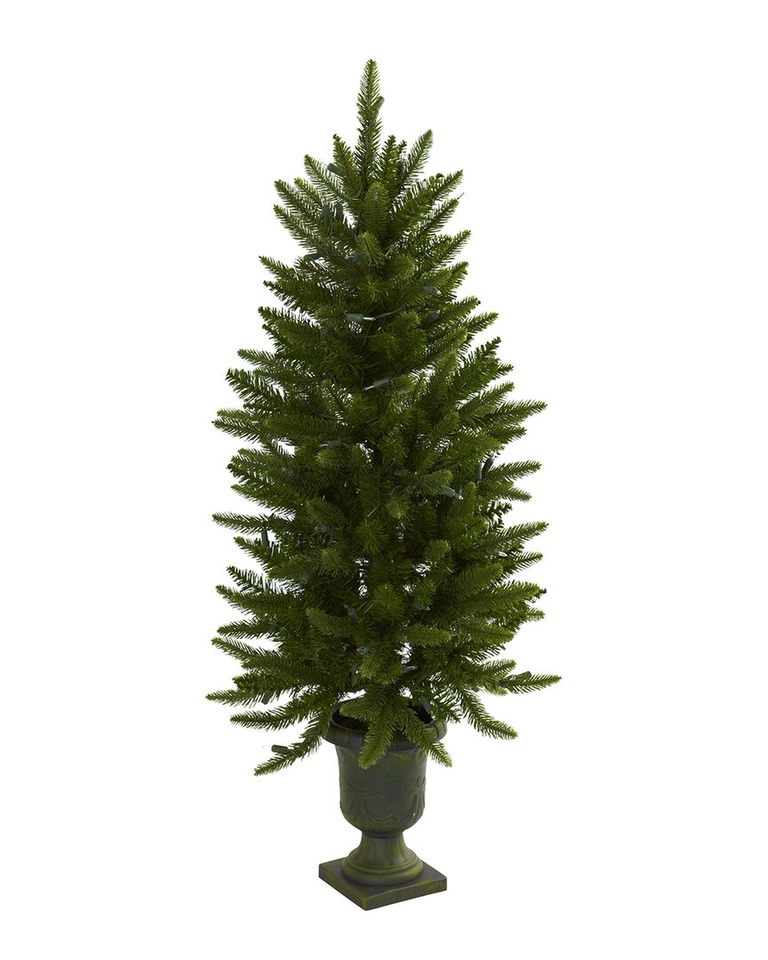 Nearly Natural 4ft Christmas Tree In Green