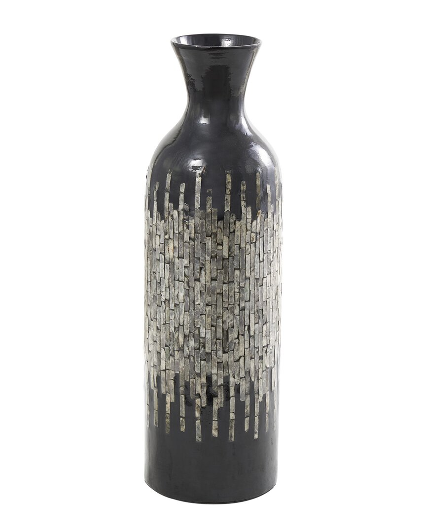THE NOVOGRATZ PEYTON LANE CAPIZ SHELL HANDMADE VASE