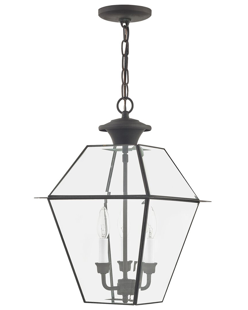 Livex Lighting Westover 3-light Ch Outdoor Chain Lantern