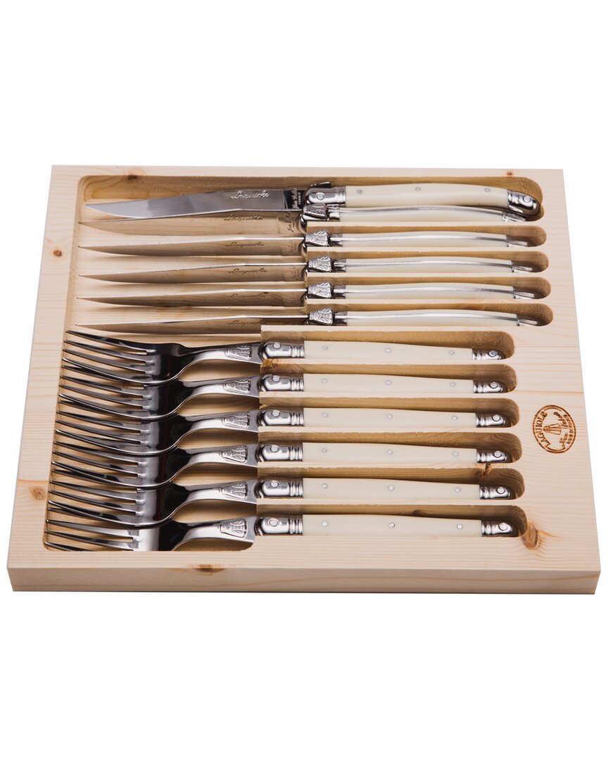 Jean Dubost Laguiole 12pc Flatware Set