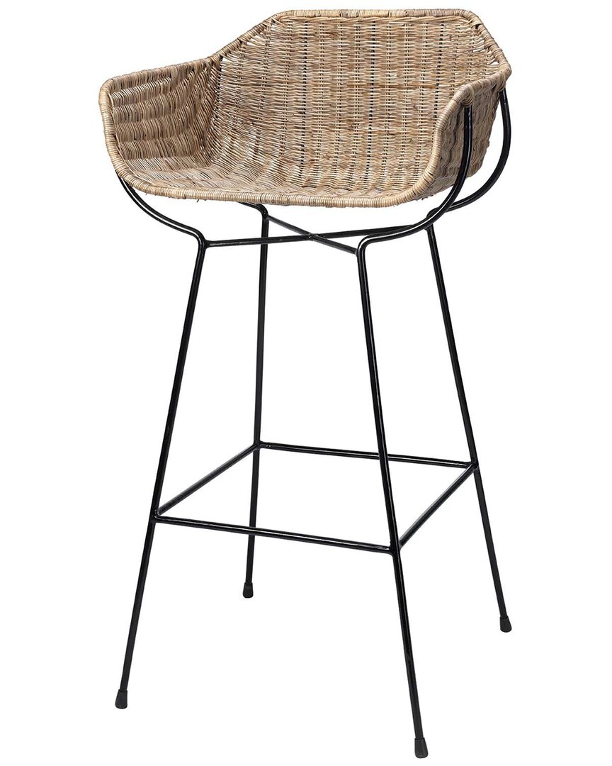 Jamie Young Nusa Bar Stool In Neutral