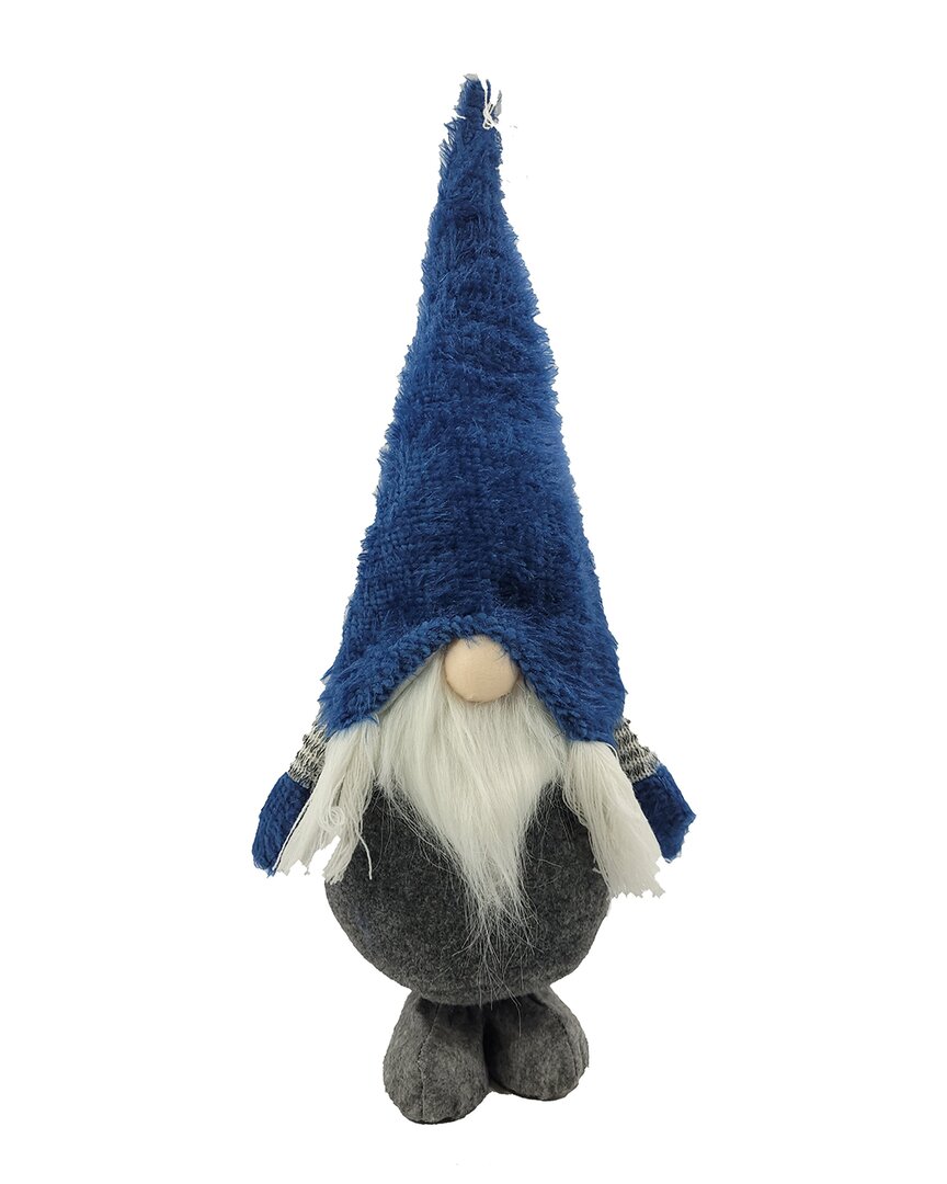 Shop G.t. Direct Corporation Gt Direct 26.8in Decorative Standing Gnome In Blue