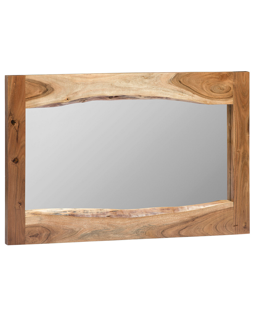 Alaterre Alpine Natural Live Edge Wood 36in Mirror