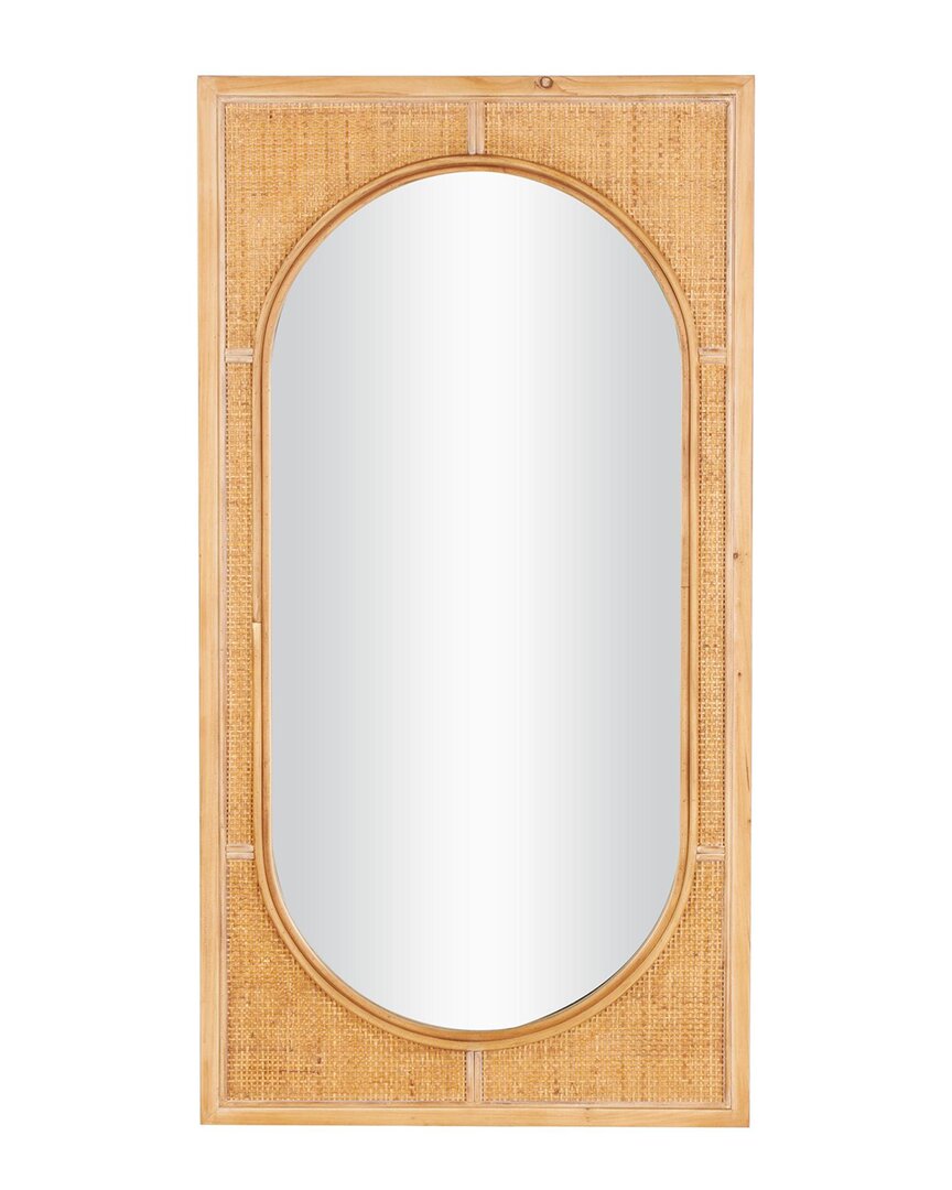 Peyton Lane Wall Mirror In Brown