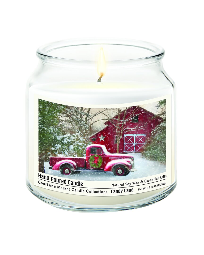 Courtside Market Wall Decor Courtside Market Barn With Truck Candle In Multi