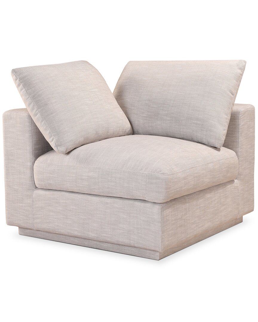 Moe's Home Collection Justin Corner Chair In Grey
