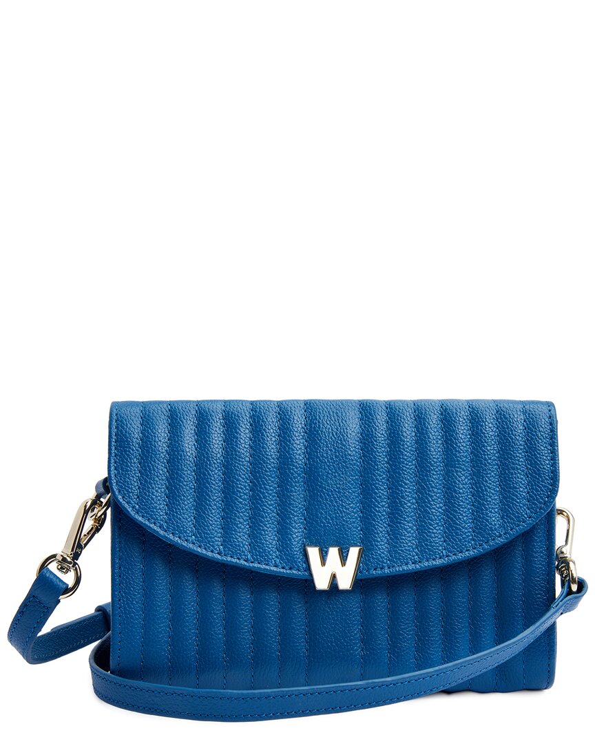 WOLF WOLF 1834 MIMI CROSSBODY BAG WITH WRISTLET IN MARI