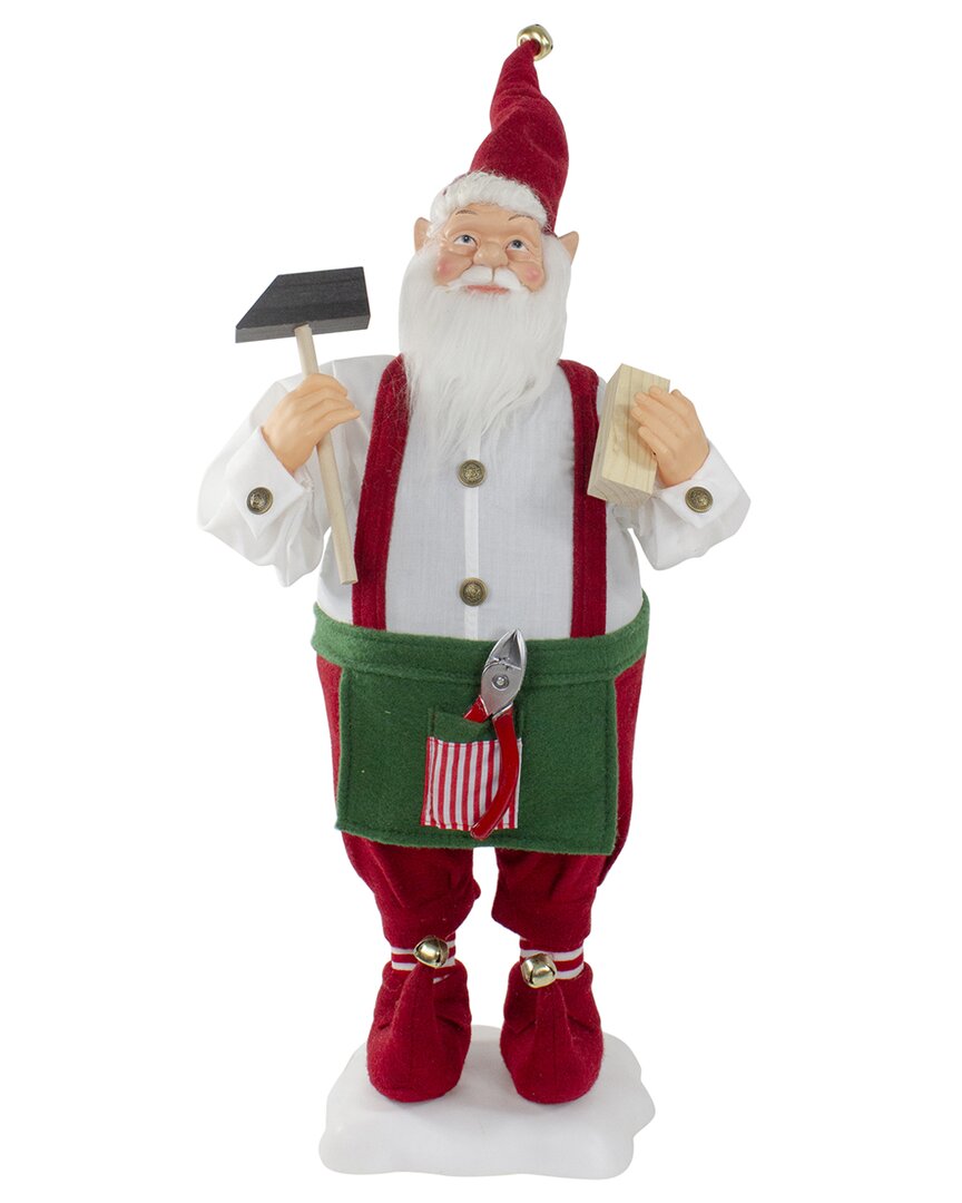 Northlight 24in Santa's Workshop Elf Animated Standing Christmas Figure