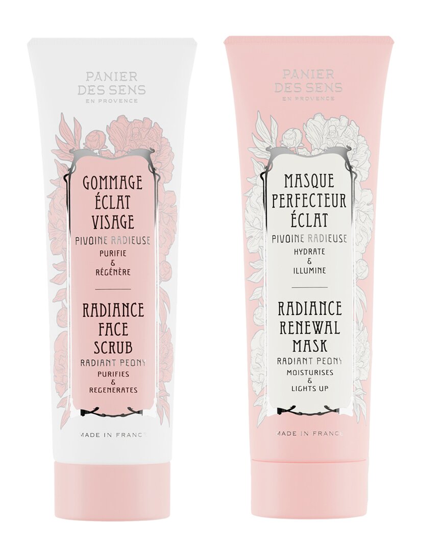 Panier Des Sens Peony Face Hydrating Set In Pink