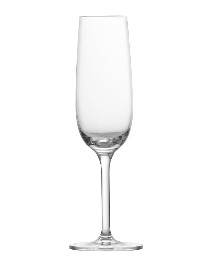 Zwiesel Glas Set Of 6 Banquet 7.3oz Champagne Flutes