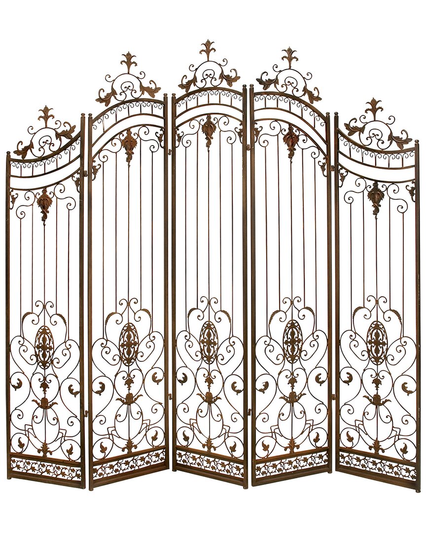 Peyton Lane Eclectic Abstract Room Divider Screen