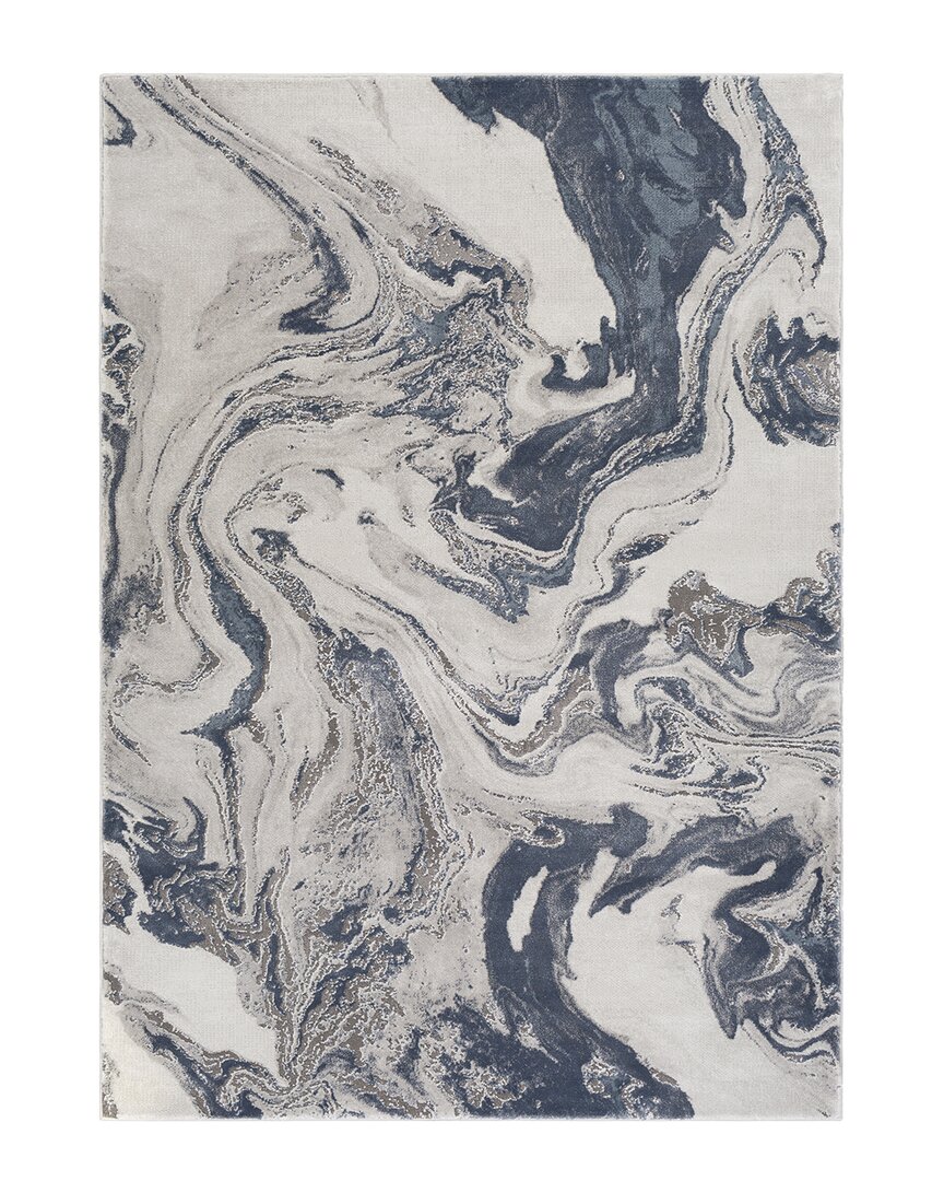 Surya Tibetan Contemporary Rug In Navy