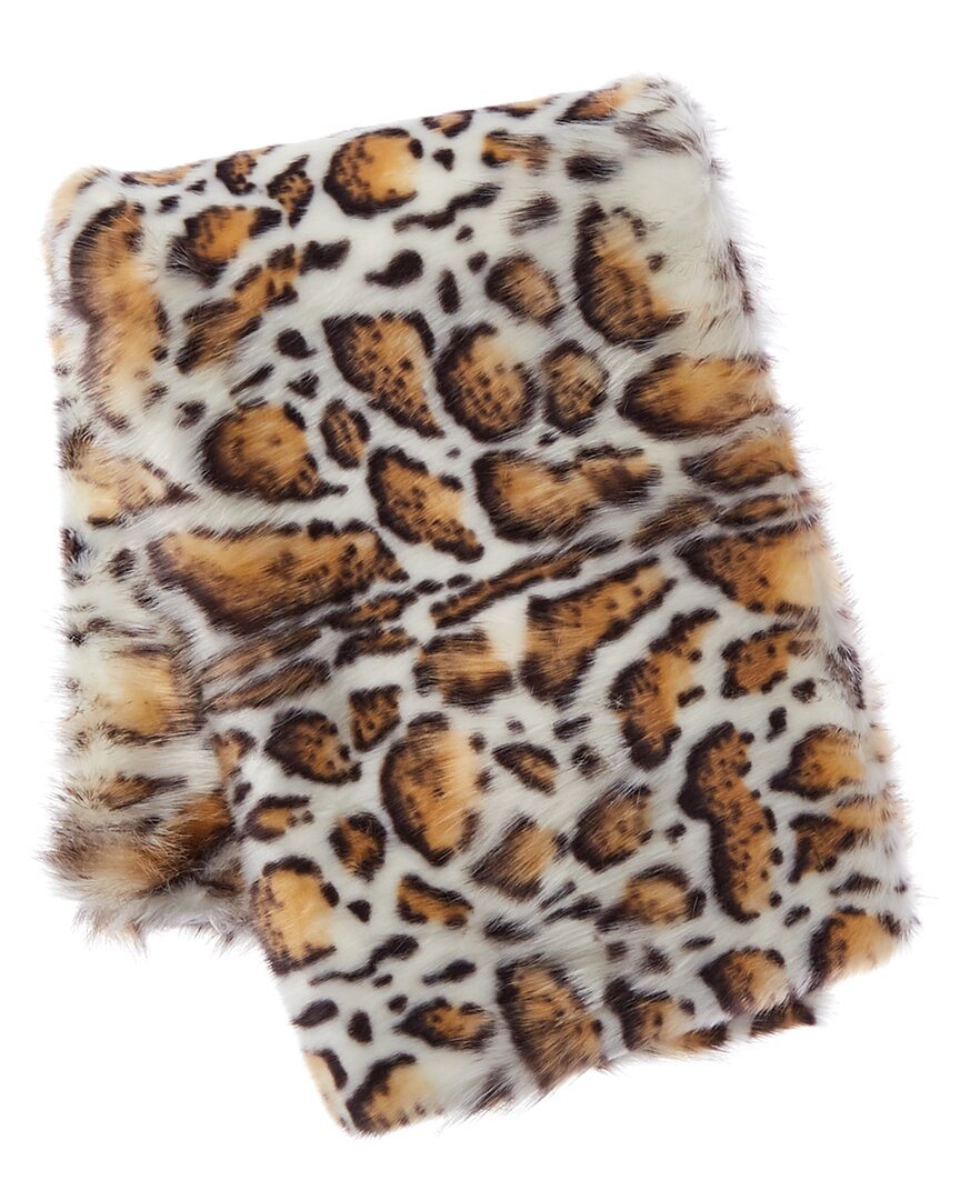 Donna Salyers Fabulous-furs Donna Salyers Fabulous Furs Pampered Pet Medium Throw In Brown